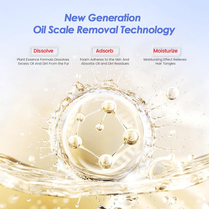 Waterless No Rinse Dog Dry Shampoo Spray for Smelly Dogs, Hypoallergenic & pH-Balanced, Deodorizing, Sensitive Skin Care, Safe for Puppies & Cats, Clean, Condition & Freshen