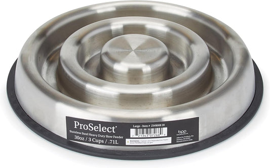 ProSelect Stainless Steel Heavy Duty Slow Feeder Large