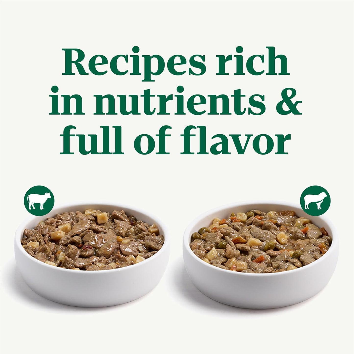 Nutro Natural Choice Cuts in Gravy Wet Dog Food Lamb Beef Variety Pack, 3.5 oz. Trays (12 Count, Pack of 2)