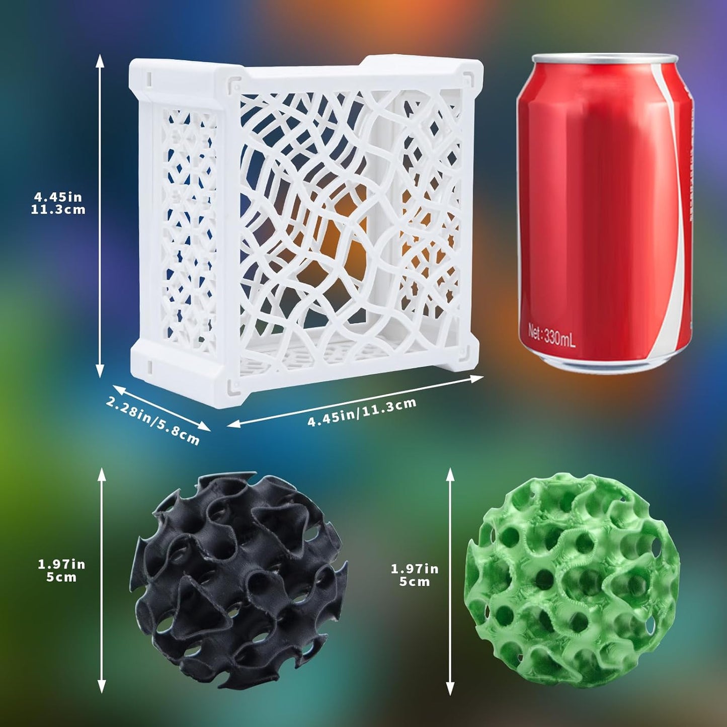 3 Pack Aquarium Fish Tank Accessories, Hollowed-Out Decoration for Shrimp Hideout, Moss, Sea Grass and Other Aquatic Plant or Small Aquatic Animal, Shrimp Hides for Aquarium