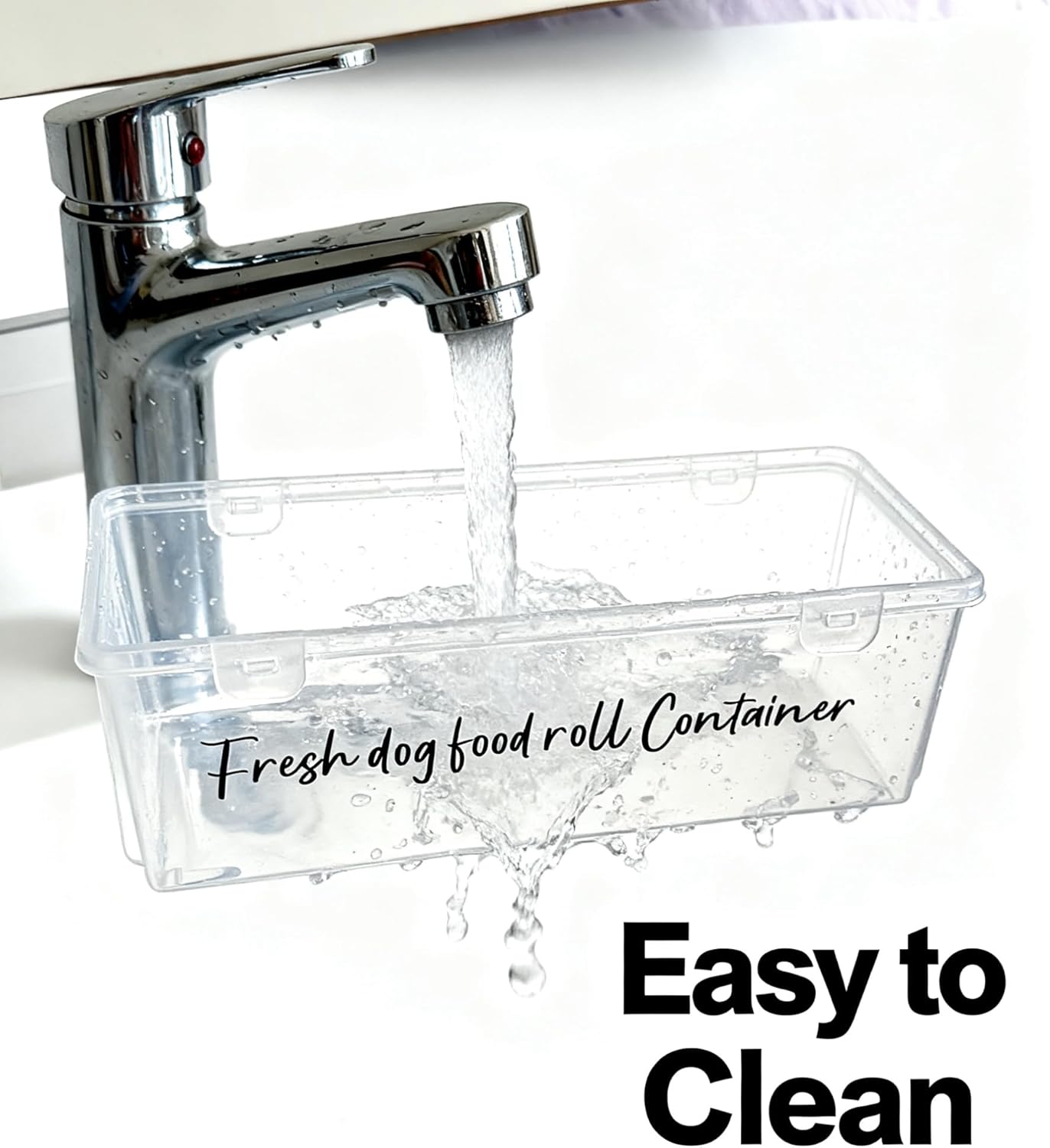 Dog Food Roll Storage Container:Fresh Pet Food Refrigerated Storage With a lid Convenient and keep the refrigerator smelling fresh,A must-have for dog lovers