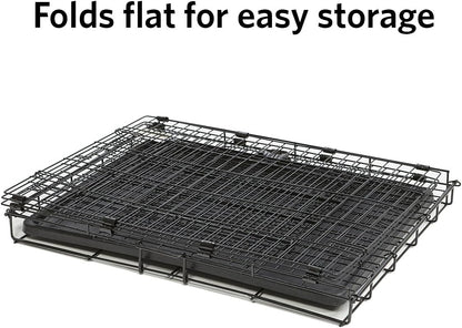 MidWest Homes for Pets Small Wabbitat Rabbit Cage, Grid Mesh Floor, Removable Tray, Top & Front Door Access, Rust Resistant Finish, No Tools Required