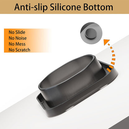 Slow Feeder Dog Bowls for Small Breed, Anti-Slip Puzzle Feeder Bowl to Slow Down Eating for Dogs, 1 Cup Maze Pet Food Feeding Bowl, Bloat Stop Preventing Puppy Dish - Starry Gray