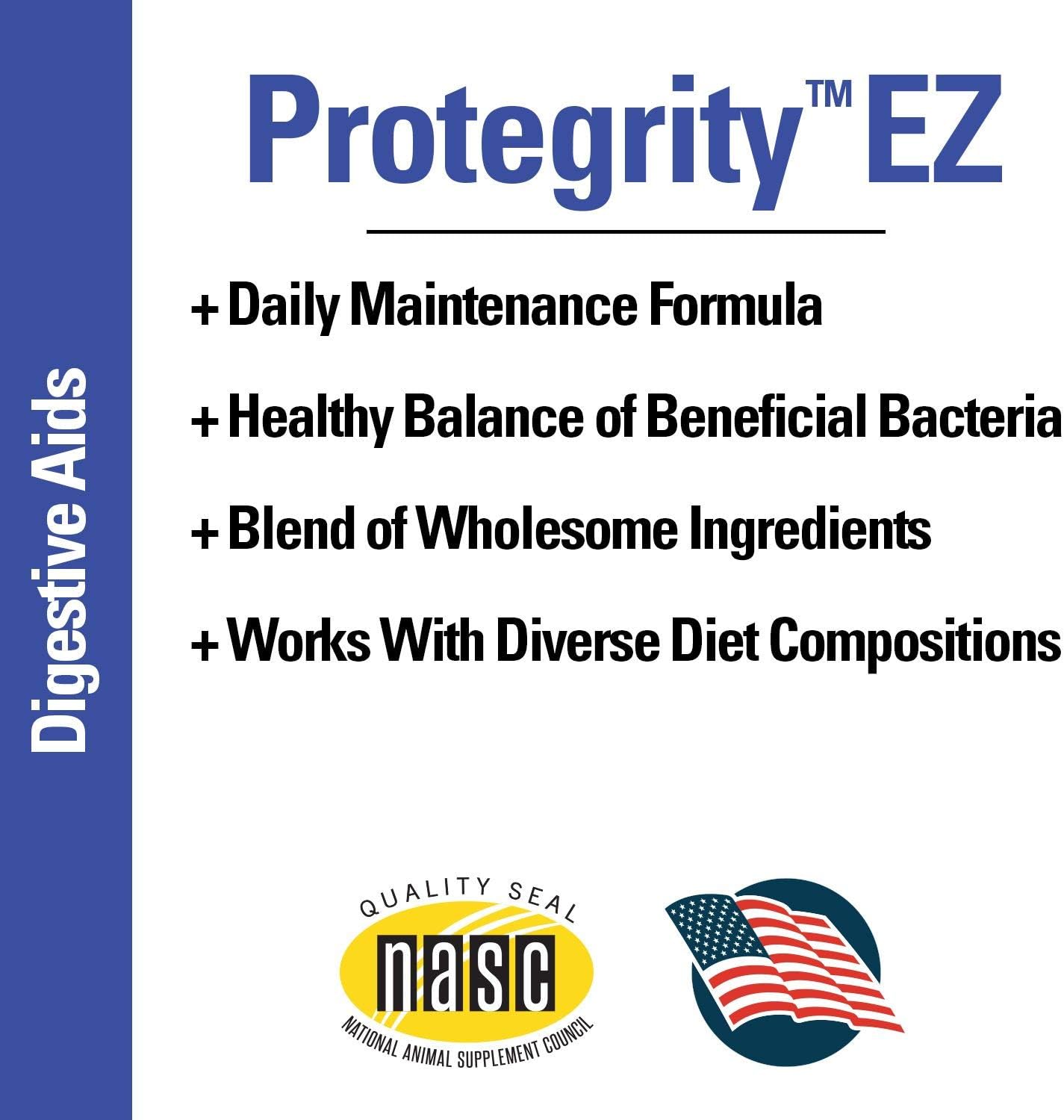 Vet Classics Protegrity EZ Probiotic Health Supplements for Dogs, Cats – Dog Digestive Support, Pet Gastrointestinal Health, Cat Stomach, Intestinal Balance – Pet Enzymes – 120 Soft Chews