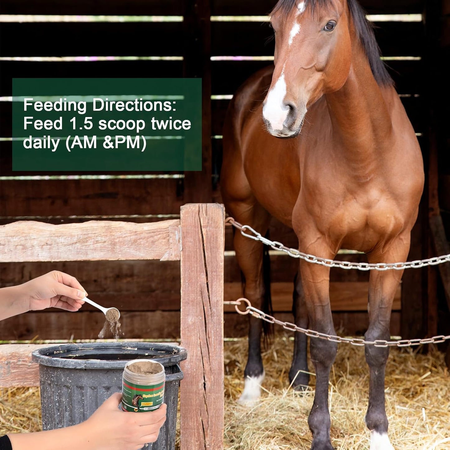 Insulin Resistance Supplement for Horses - Horse Laminitis Treatment-Natural Laminitis Herbal Powder for Sore Feet & Chronic Laminitis, 1.87lb (90-Day Supply)