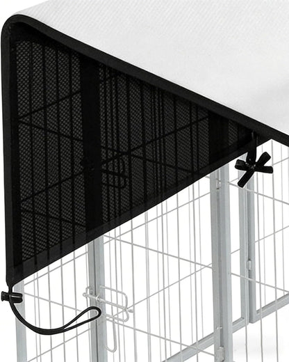 Dog Crate Cover,210D Oxford Privacy Enclosure Tarp,Waterproof Large Kennel Cover - for Patio Picnic Outdoor Camping Backyard Beach Park Family Gathering