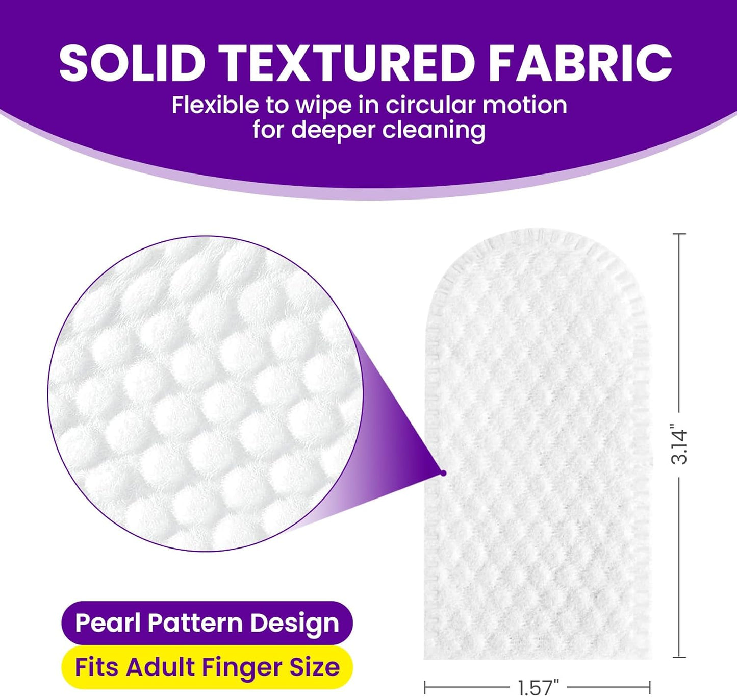 Pet Wipes - 50 pcs, Gentle Oral Care for Dogs & Cats