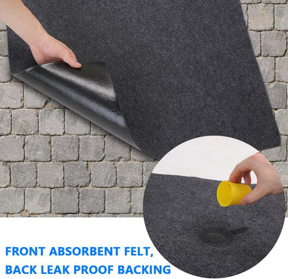 Under Horse/Stable Mats，Horse shed Floor mat——Backing Prevents Liquid Penetration,Duty Stall Mats for Floor Surface,Soft Material, Non-Slip Backing，Washable,Keeps Stable Floors Clean(6 x 8 FT)