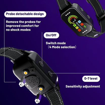 Bark Collar 2 Pack,Bark Collar for Large Medium Small Dogs 8-120lbs,Rechargeable Anti Bark Training Collar with 7 Adjustable Sensitivity, Barking Collar with Beep Vibration