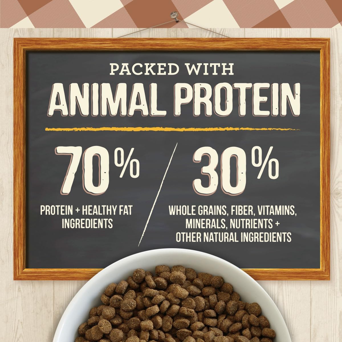 Merrick Purrfect Bistro Premium Healthy Grains Dry Cat Food For Adult Cats, Real Chicken And Brown Rice Recipe - 7.0 lb. Bag