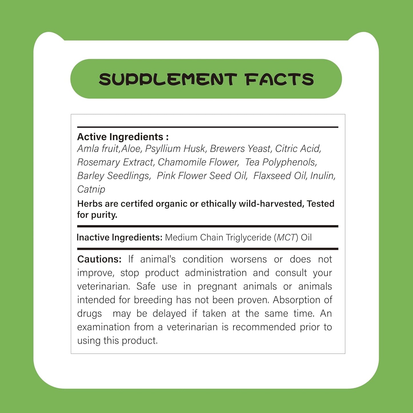 Cat Hairball Support Drops, Digestive Aid, Furball Treatment, Hairball Cat Treats for Skin & Coat, Digestion, Nutrient Absorption(1PACK)
