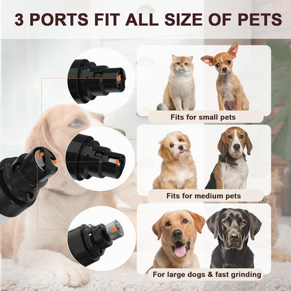 Dog Nail Clippers,Quiet Claw Trimmer for Dogs,Cats and Other Animals,Safe & Stress Free Nail Grooming for Large,Medium, Small Pets with Hard or Thick Nail