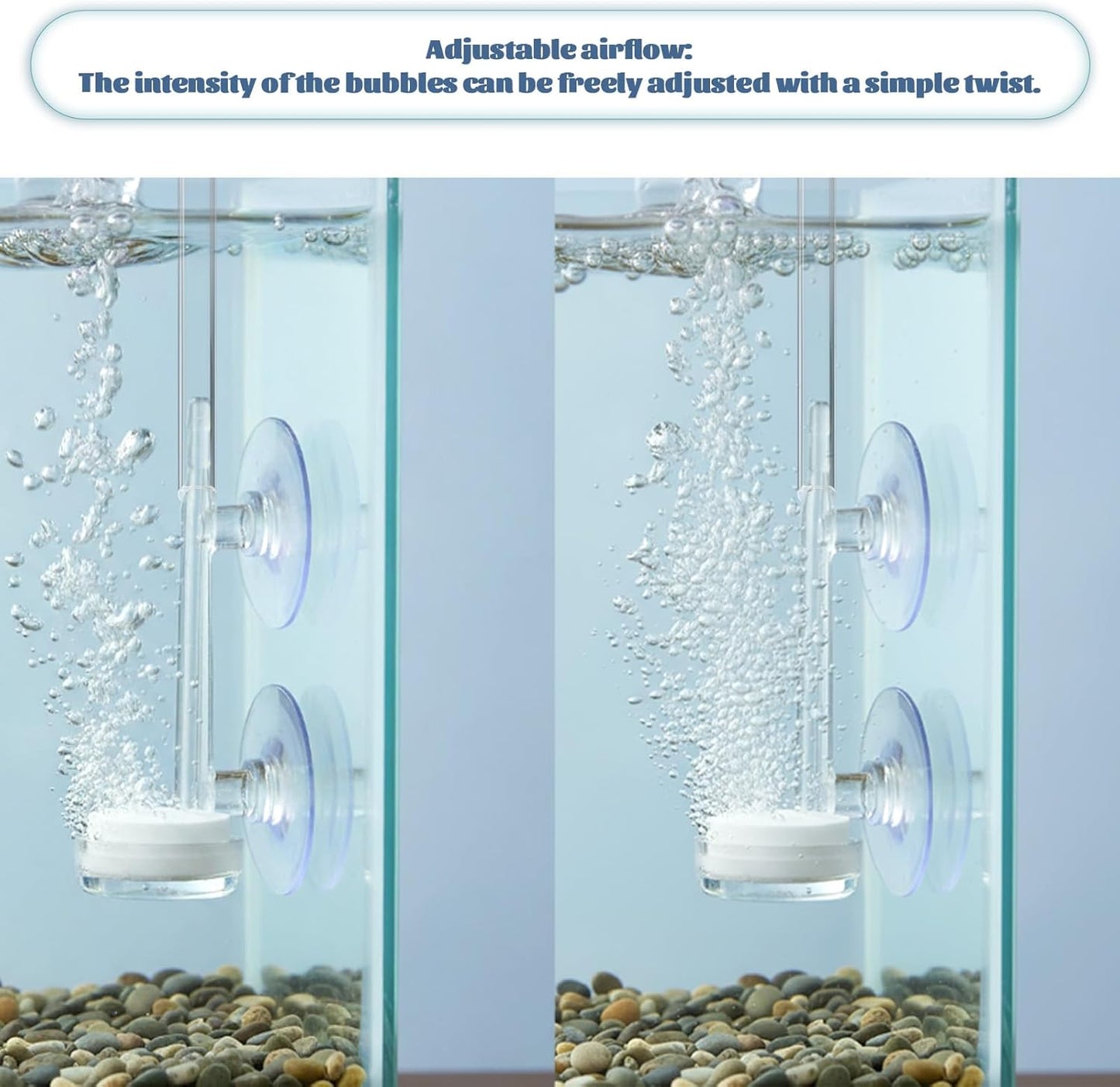 1 Inch Small Fish Tank Air Bubble Stone Aquarium Air Stone Disc High Dissolved Bubbler Airstone for Fish Tank Small Bucket(No Pumps and Tube)