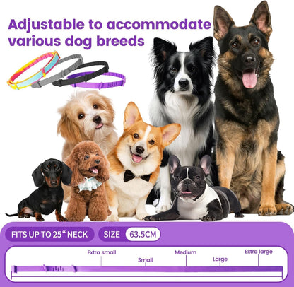 Calming Collar for Dogs,Rainbow Dog Calming Collars,Dog Pheromone Collar for Fast-Acting, Lasts 60 Days, Choke-Free Design,1 Pack Gift