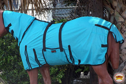 HILASON Horse Fly Sheet - Summer Spring UV Protection Mesh Bug Mosquito FlySheet for Horses | Fly-Sheet