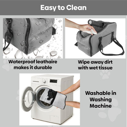 Cat Car Seat Center Console with Harness for Pets Under 10 Lbs, Cat Carrier for Car Armrest, Middle Console Dog Bed Small Dogs, Travel & Portable & Safe, Kitten Puppy Small Pet, 0-10 Lbs