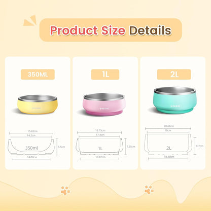 Cat Carrier with ID Tag and Double Stainless Steel Bowls(12 oz)