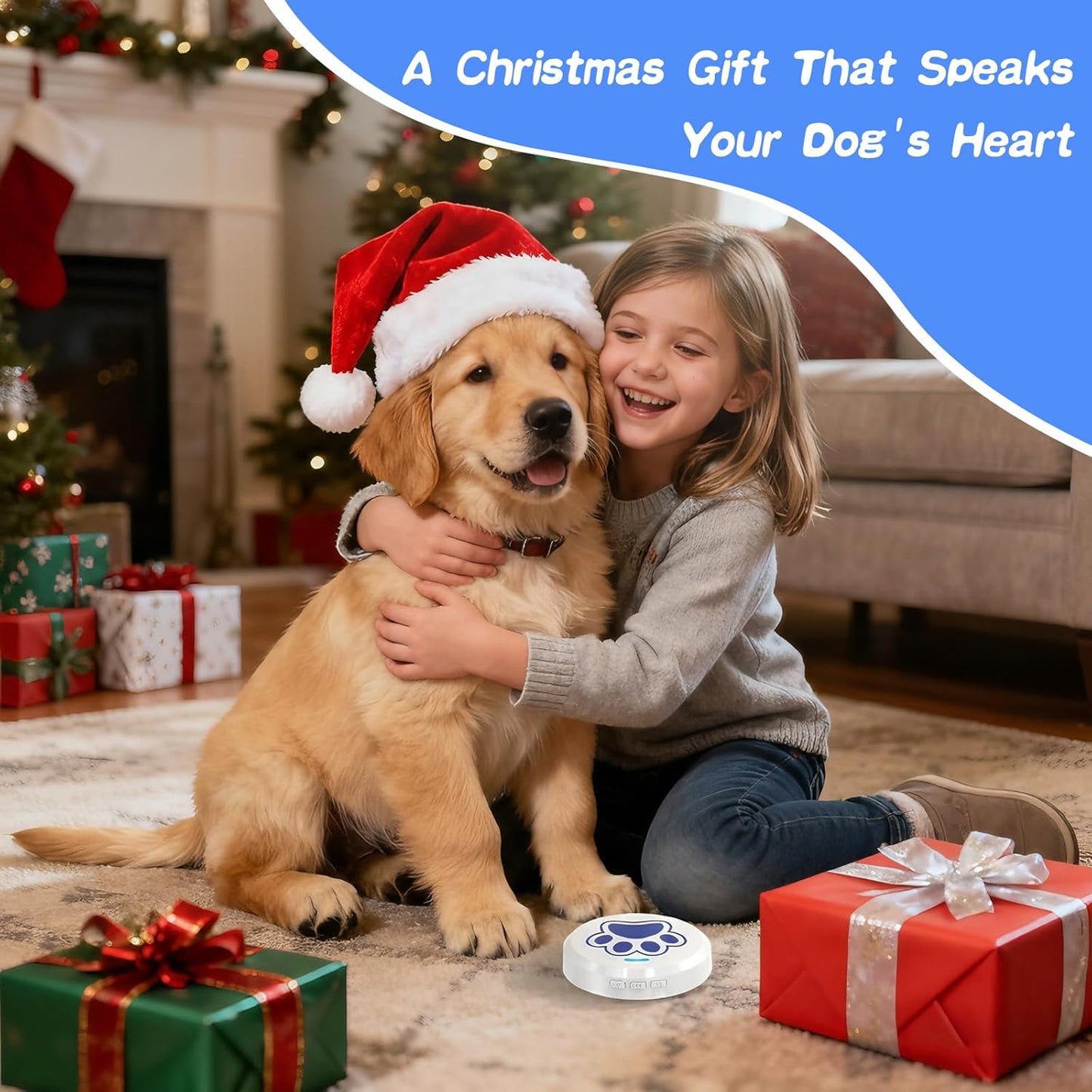 ChunHee Dog Training Bells for Door - Dog Door Bell for with 28 Custom Sounds | Dog Bell for Door Potty Training | Chew-Proof & Adjustable Volume (0-115dB) | Teach Puppies to Signal to Go Outside