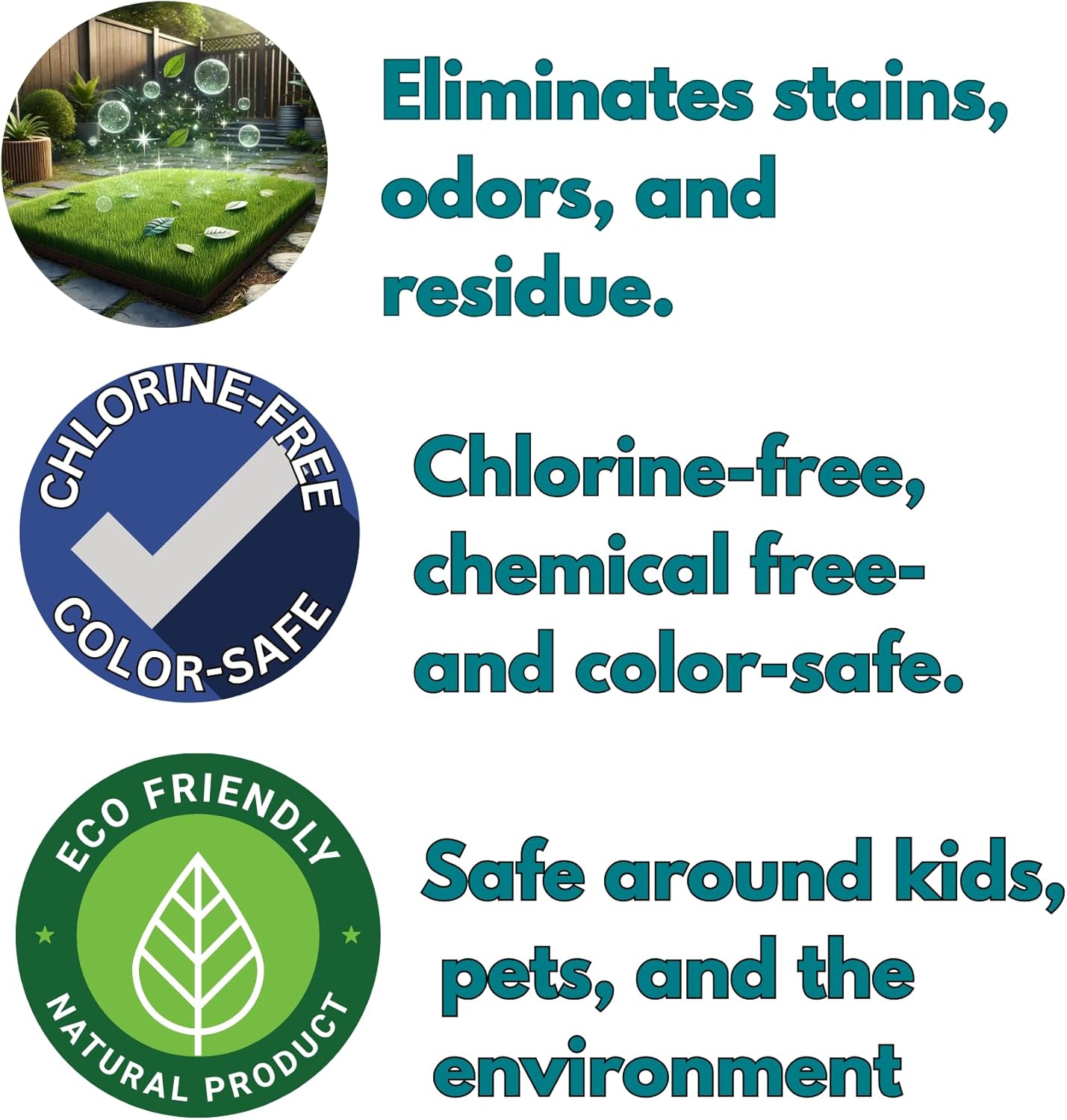 Pet Stain & Odor Remover – Fast-Acting Enzyme Cleaner for Dog & Cat Urine | Safe for Carpet, Couch, Turf, Tile & More | Non-Toxic, Kid & Pet Safe Spray