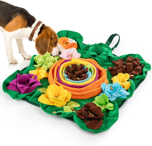 PUHOHUN Snuffle Mat for Dogs -Interactive Dog Toys to Keep Them Busy | Puppy Puzzle Slow Feeder Treat| Dog Lick Mat Enhancement