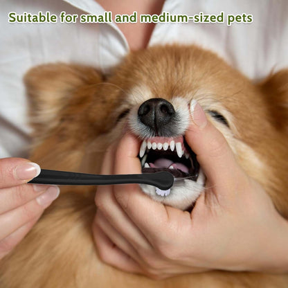 6Pcs Small Dog & Cat Toothbrush Kit - Soft Mini Brushes, Travel Portable, Deep Clean for Puppy, Kitten & Small Dog