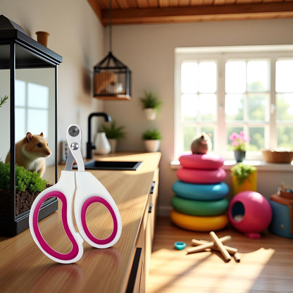 Cat Nail Clippers, Cat Claw Trimmers, Suitable for Small Animals Such as Cats, Birds, Hamsters, Rabbits, ferrets, Chinchillas, Guinea pigs, Professional Nail Trimmers for Small Animals at Claw Care