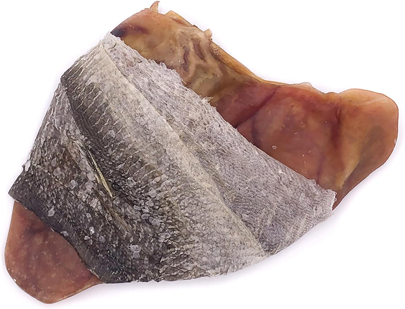 Icelandic+ Fish Ear - Pig Ear Hand-Wrapped in Cod Skin - Dog Treat, Two Chews in One, Long Lasting Dog Chew (Pack of 2)