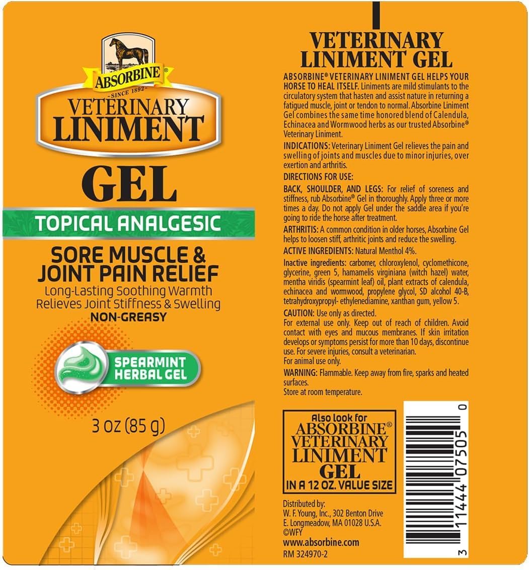 Absorbine Veterinary Liniment Gel