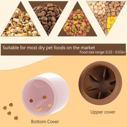 Interactive Dog Feeder Puzzle Toys, Silicone Treat Dogs Enrichment Toy, Slow Dog Food Dispenser, Keep Them Busy, Healthy Eating, Mental Stimulation for Medium Small Puppy and Cat