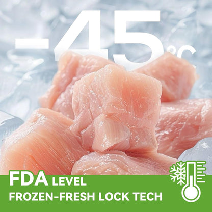 OPET Freeze Dried Cat Treats - Single Ingredient High Protein Pet Food, Healthy Training Snacks, Freeze Dried Chicken Food Toppers for Cats and Dogs, Grain Free (1.76oz)