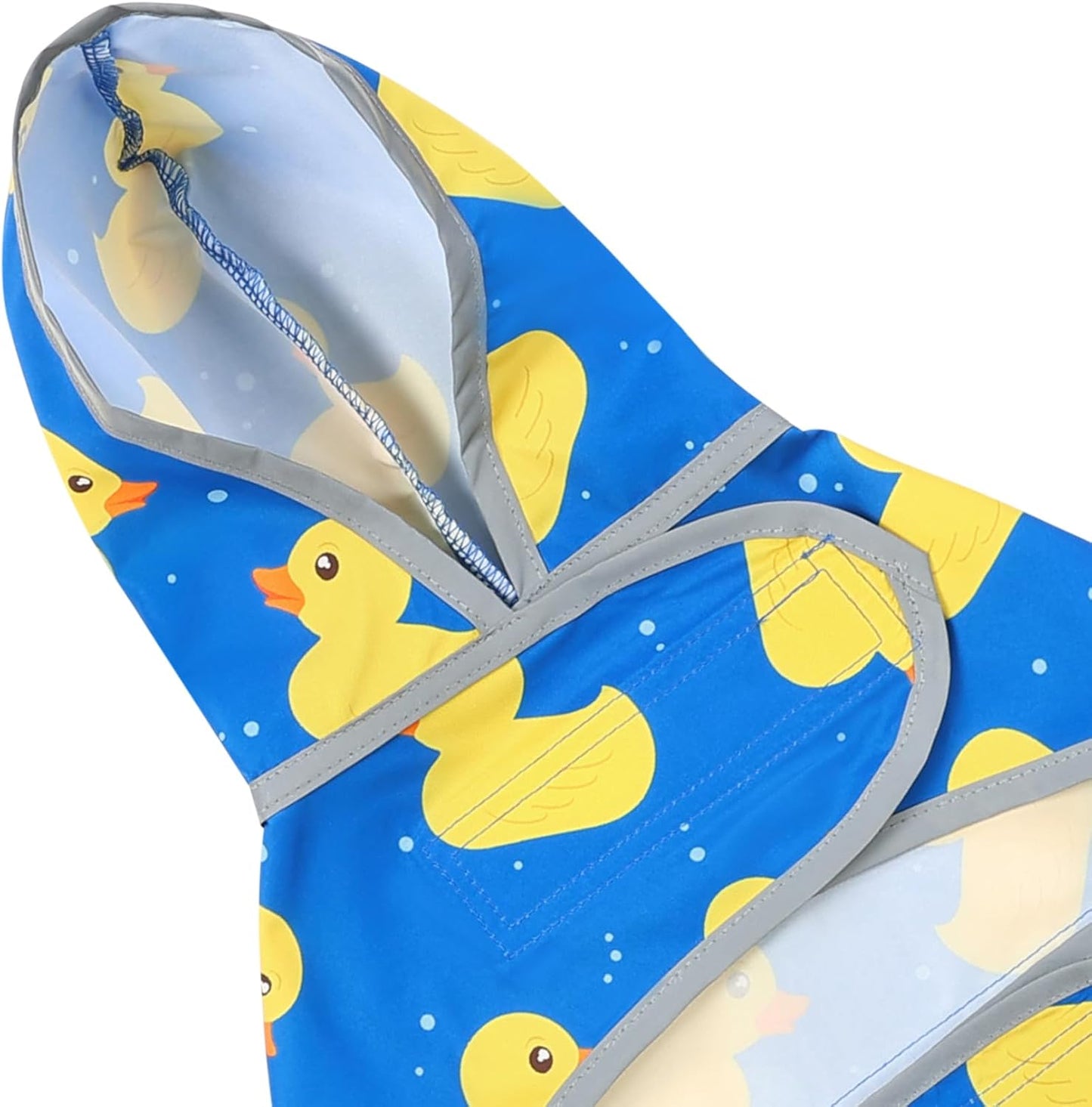 Dog Raincoat Hooded,Waterproof Rain Coat for Dogs with Adjustable Belly Strap,Reflective Strips, Lightweight Slicker Poncho Rain Jacket for Small Medium Large Dogs