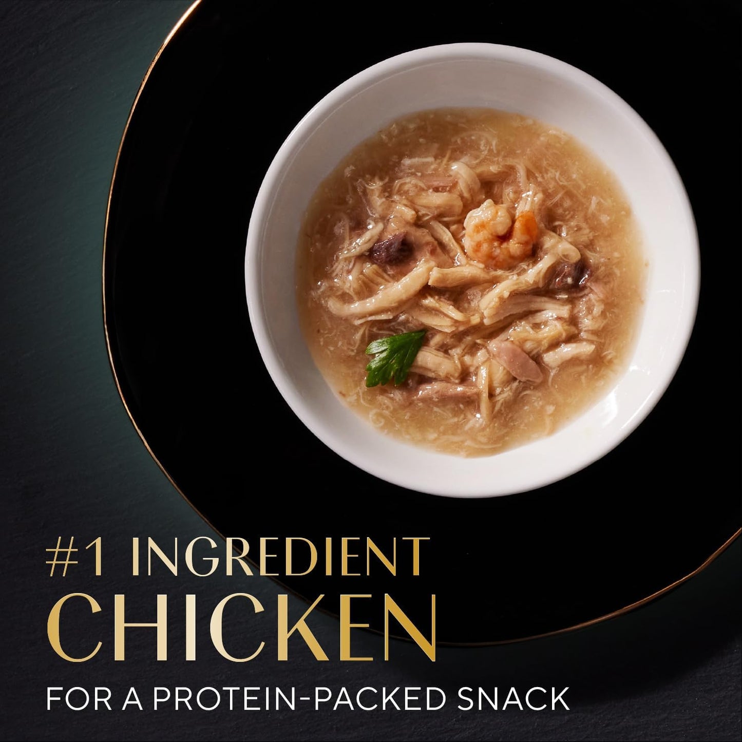 Sheba Selections Filets in Broth Adult Wet Cat Meal Complement Chicken & Shrimp Recipe, 1.3 oz. Cups, 12 Count