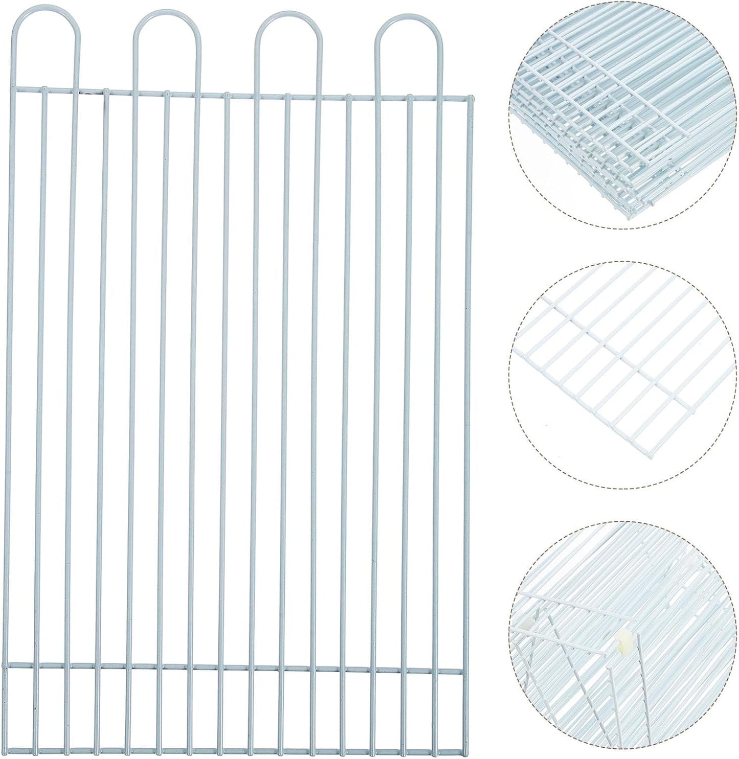 Small Animals Playpen 12-Panel Nylon Pet Fence with Snap Lock, Metal Frame Activity Pen for Hamsters and Bunnies Indoor Exercise and Isolation