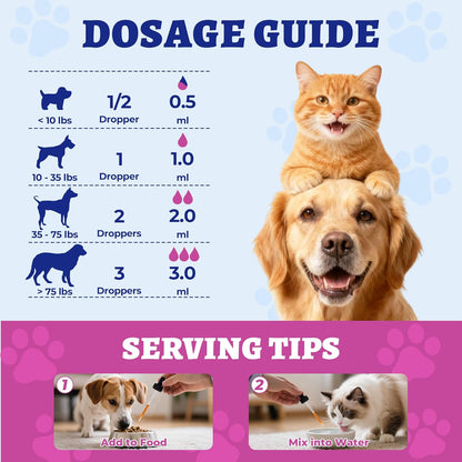 Wellix 120ml Milk Thistle for Cats & Dogs, Advanced Formula with Astaxanthin for Detox and Antioxidant, Dog Liver Supplement, Chicken Flavor Milk Thistle Liquid