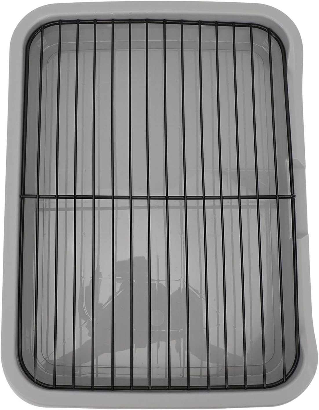 Dog Training Toilet, Puppy Potty Training Tray with Removable Mesh Design, Stable Structure Prevent Tipping for Small Medium Dogs, Indoor Dog Litter Box with Shovel and Net Frame