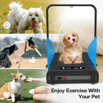 Dog Treadmill for Small Dogs,1.5HP Folding Dog Running Machine,Small Dog Treadmill, Dog Pacer Training Pad,220lbs