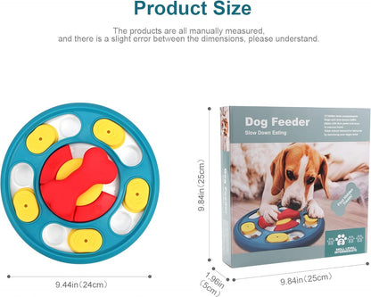 Dog Feeder，Slow Feeder Dog Bowl，Toy Bowl，Slow Down Eating