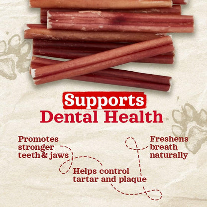 Natural Farm Odor-Free Select Bully Sticks, (12-Inch, 1-Pound), Hand Selected for Consistent Thickness, 100% Beef Pizzle Dog Chews, Fully Digestible, High Protein, Best Dental Treats
