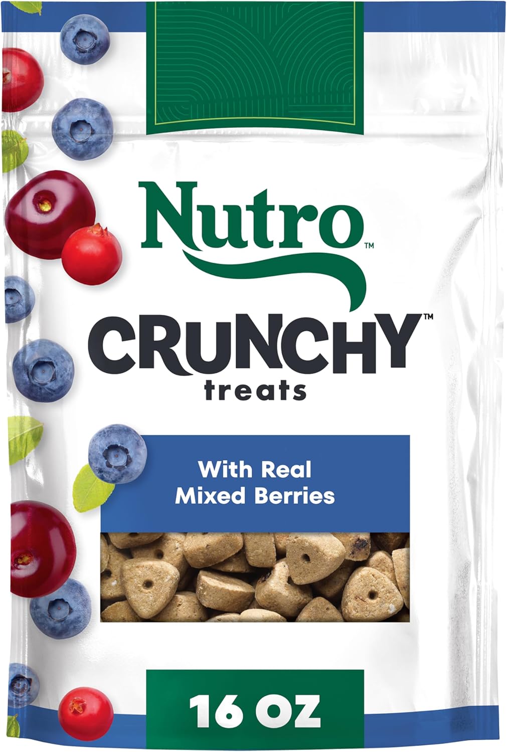 Nutro Crunchy Dog Treats with Real Mixed Berries, 16 oz. Bag