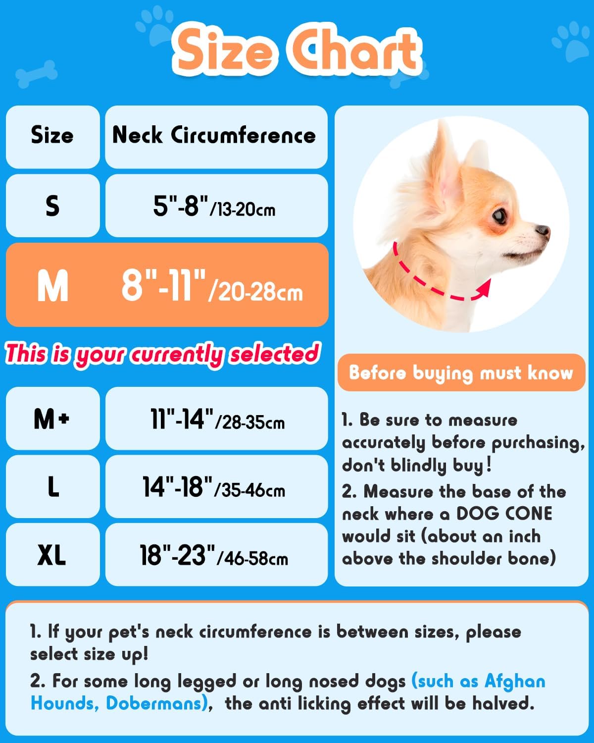 Inflatable Dog Pillow Cone Collar After Surgery, Donut Soft Neck Cone for Pug Dachshund Medium Dogs, etc, Recovery E Collar to Stop Licking Paw