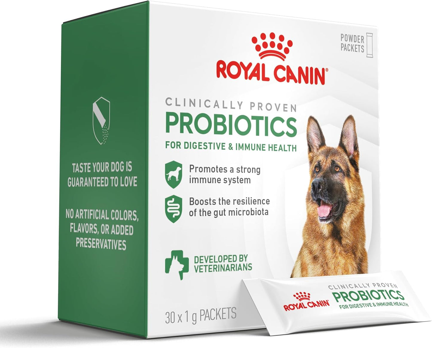 Royal Canin Probiotics for Dogs Digestive and Immune Health Powder Supplement for Dogs of All Ages, 30 Count
