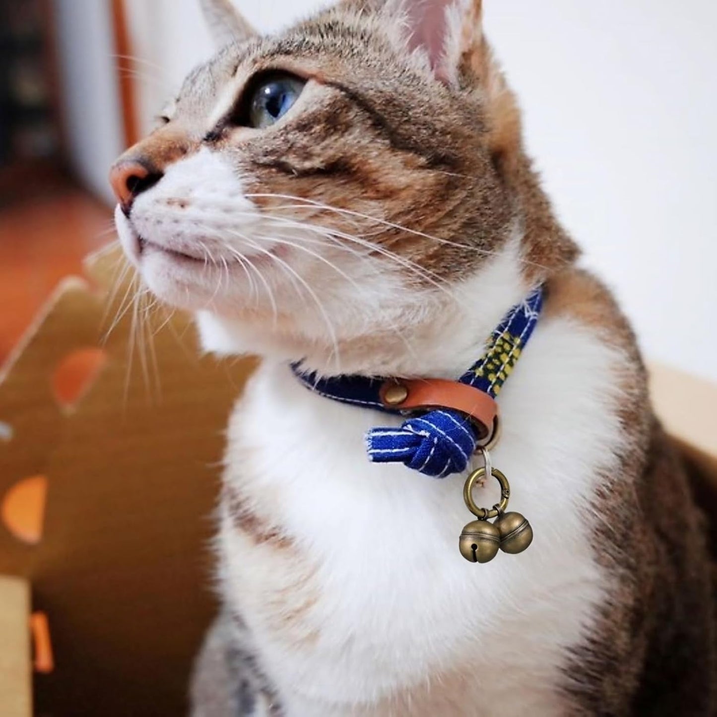 Dog Bells for Pet Tracking, 4 Extra Loud Dog and Cat Bells for Collar,Copper Bells with Quick Clips