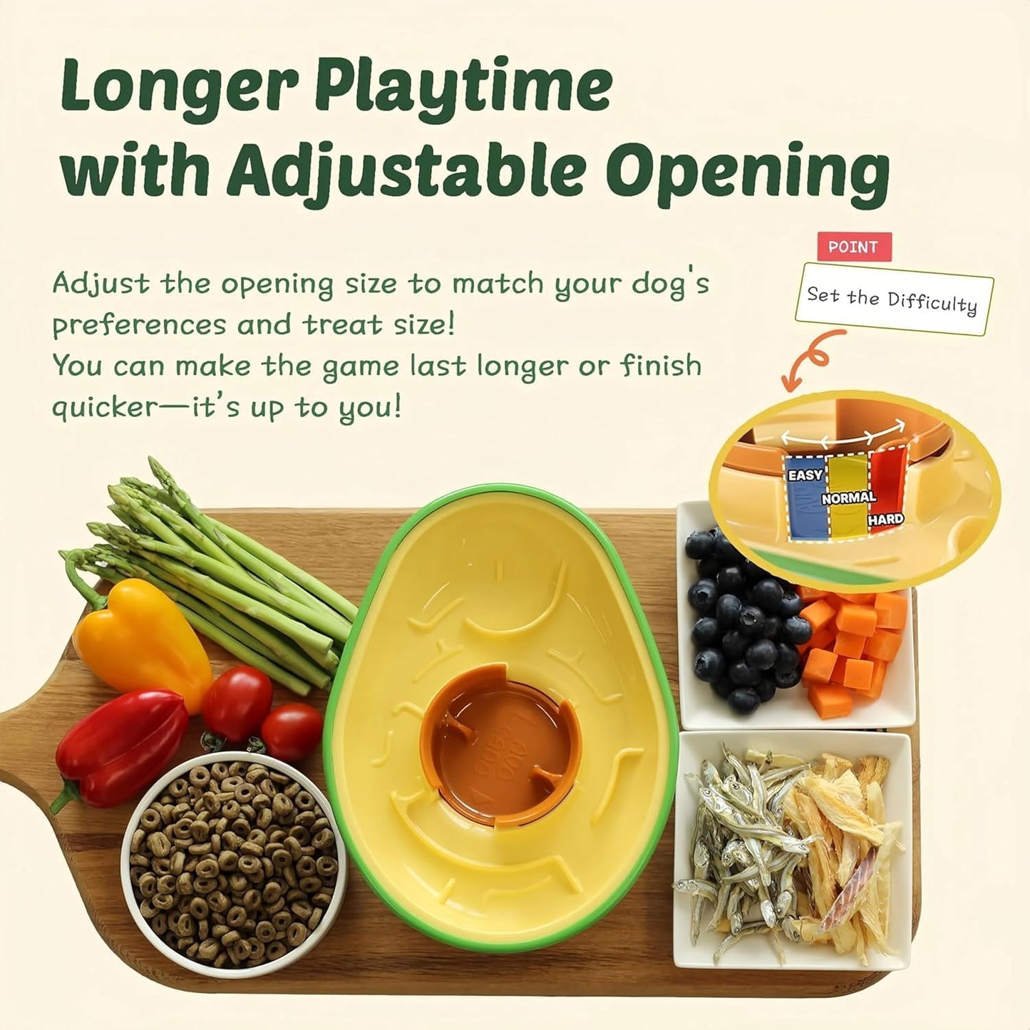 3 in 1 Dog Slow Feeder, Non-Spill, Anti-Choking, Interactive Toys to Keep Them Busy, Detachable, Easy to Clean, Great for Slower Feeding& Food Training