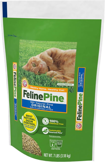 Feline Pine Cat Litter Original 7lb