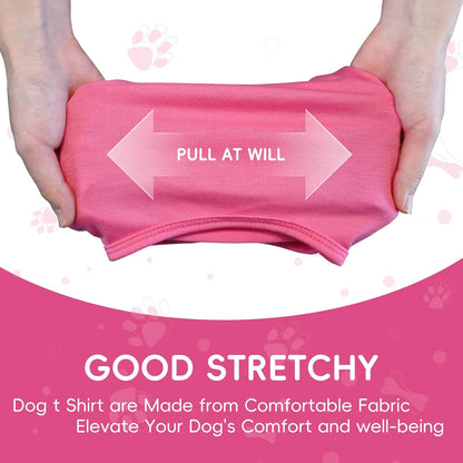 Dog Shirt for Small Dogs Pink Size S and Washable Reusbale Dog Pee Pads 18x24 in