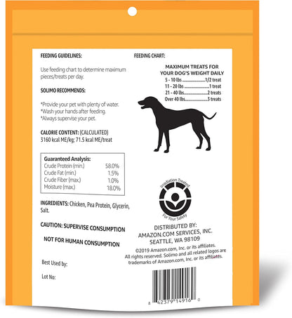 Amazon Brand - Solimo Chicken Jerky Dog Treats, 2 pounds (Packaging May Vary)