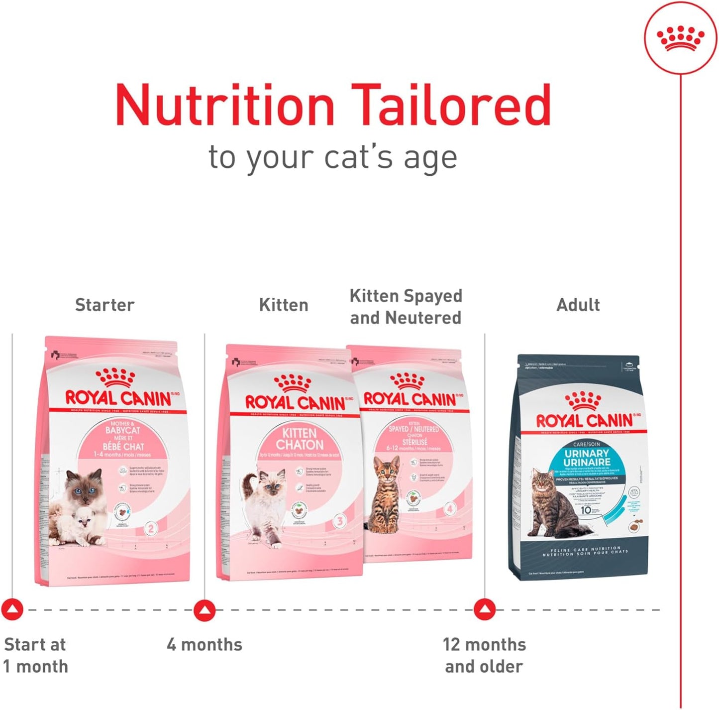 Royal Canin Feline Health Nutrition Mother & Babycat Queen Dry Cat Food, 3 lb Bag