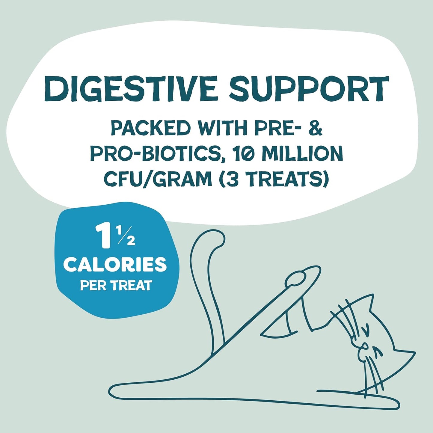 Shameless Pets Crunchy Cat Treats - Catnip Treats for Cats with Digestive Support, Kitten Treats with Real Ingredients, Natural & Healthy Flavored Feline Snacks - Fintastic Catnip, 1-Pk (Pack of 2)