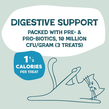 Shameless Pets Crunchy Cat Treats - Catnip Treats for Cats with Digestive Support, Kitten Treats with Real Ingredients, Natural & Healthy Flavored Feline Snacks - Fintastic Catnip, 1-Pk (Pack of 2)