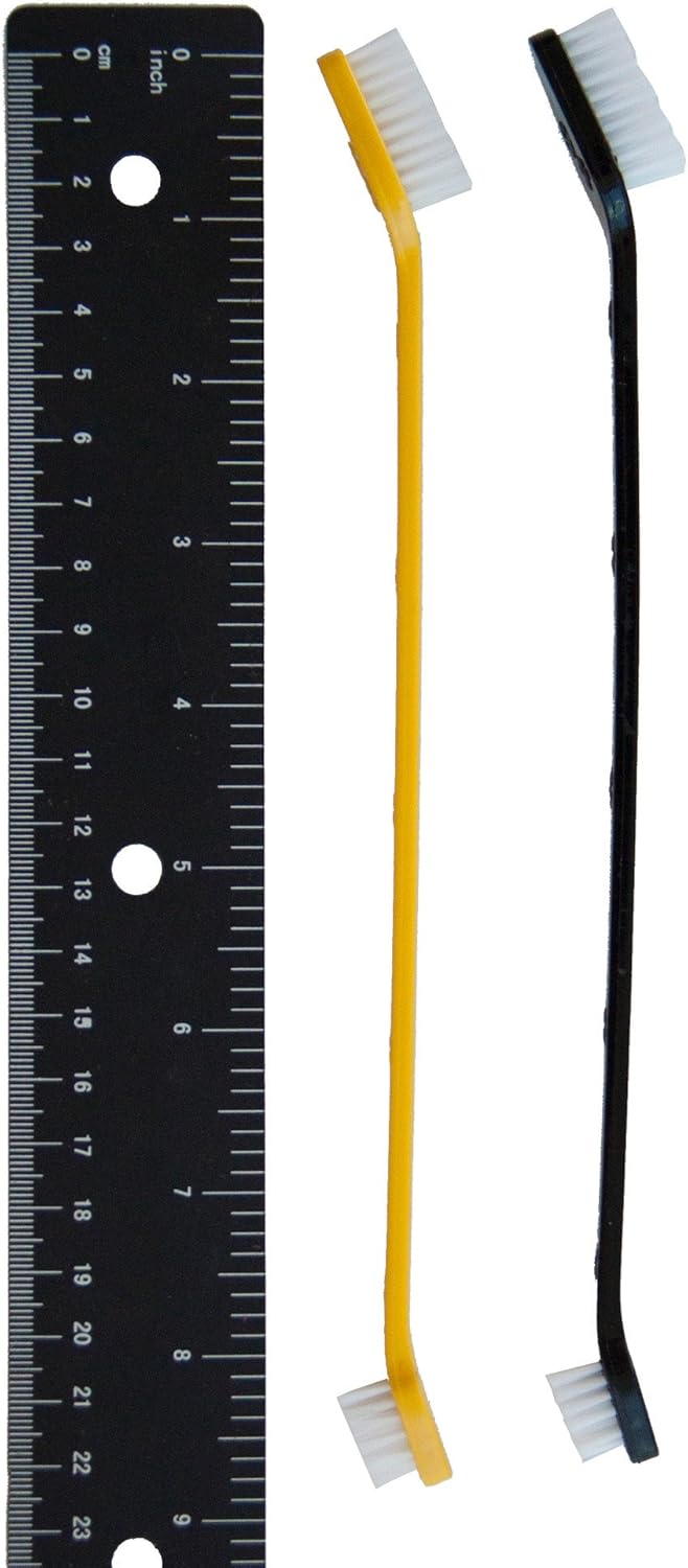 Pet Republique Dog Toothbrush Set of 6 – Dual Headed Dental Hygiene Brushes for Small to Large Dogs, Cats, and Most Pets